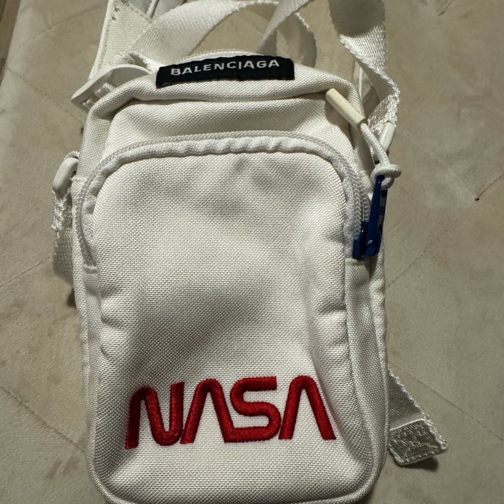 Balenciaga Cream Crossbody Bag